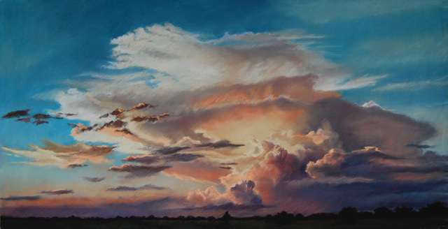 Pastel landscape painting by Texas artist Nancy Bandy | Felder Gallery