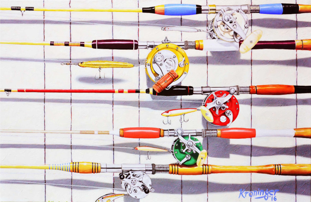 Painting of Rods and Reels