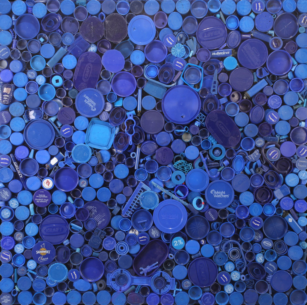 photograph of blue plastic by shelia rogers | Felder Gallery