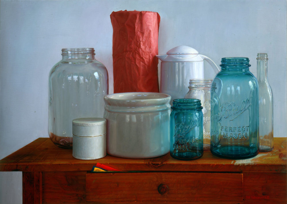 oil painting of jar still life by bill vuksanovich | Felder Gallery
