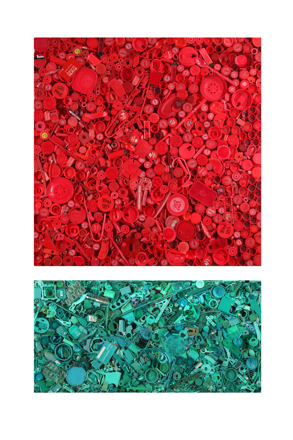 photograph of red and green plastic by shelia rogers | Felder Gallery